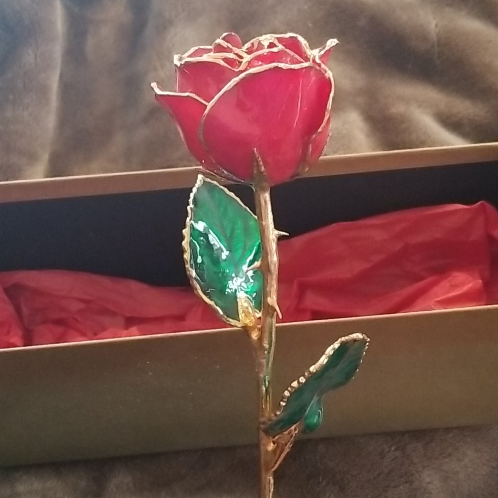 24k Gold Plated Rose